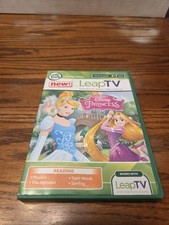 Leap Frog Leap TV Disney Princess Educational Video Game Reading Pre-K 4-7 Years