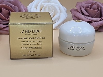 SHISEIDO Ginza   Future Solution LX Total Protective Cream Spf 20 15ml Neu