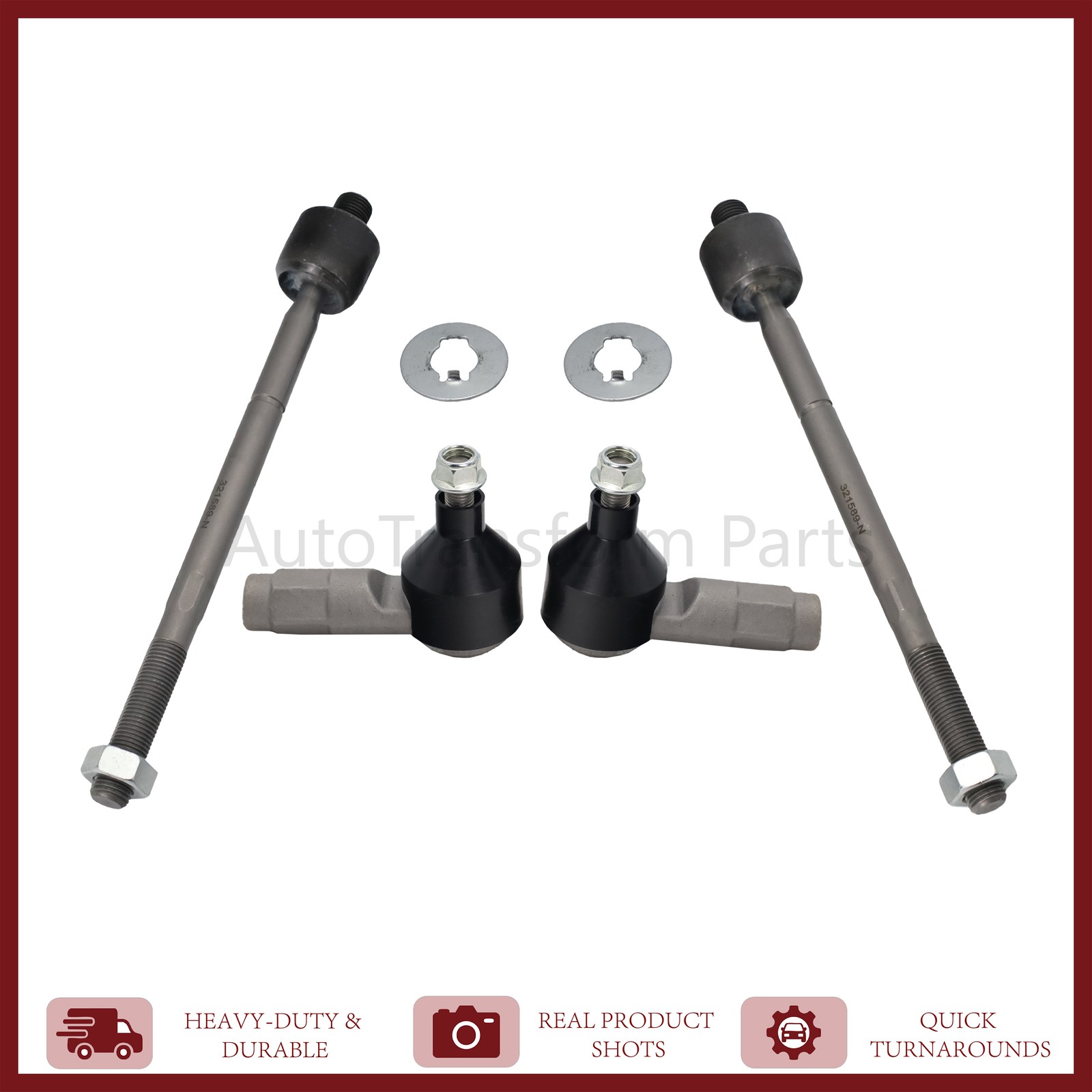 Maserati GranTurismo 2003-2012 Right Outer Tie rod ends Set