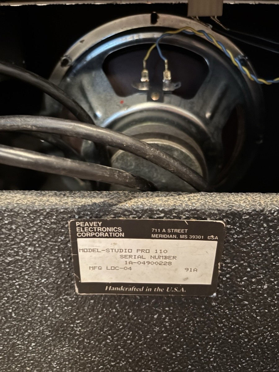 Peavey Studio Pro 110 Guitar Combo Amp | eBay