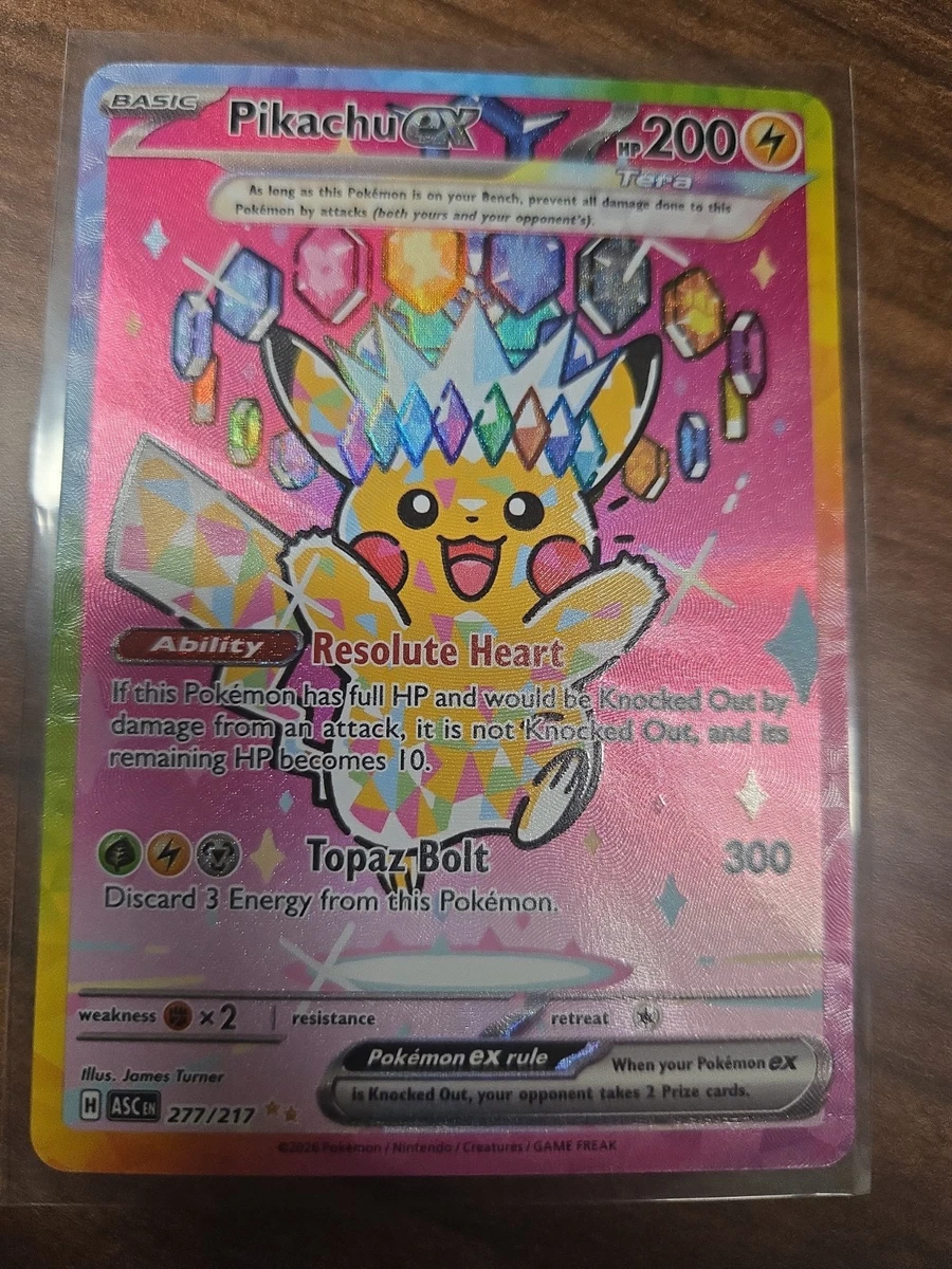 Pikachu Pokémon TCG Grade 10 Rare Individual Collectible Card Game