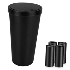  Car Trash Can, Mini Trash Cup Vehicle Dustbin with 60 Additional Trash Bags 1