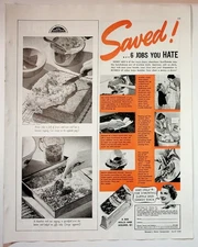 Scott Towels 1938 Vintage Print Advertisement 10.5x13.5 Kitchen Ad