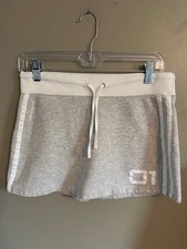 Vintage Abercrombie  Fitch Y2K Gym Issue Micro Mini Skirt XS Gray Stripes