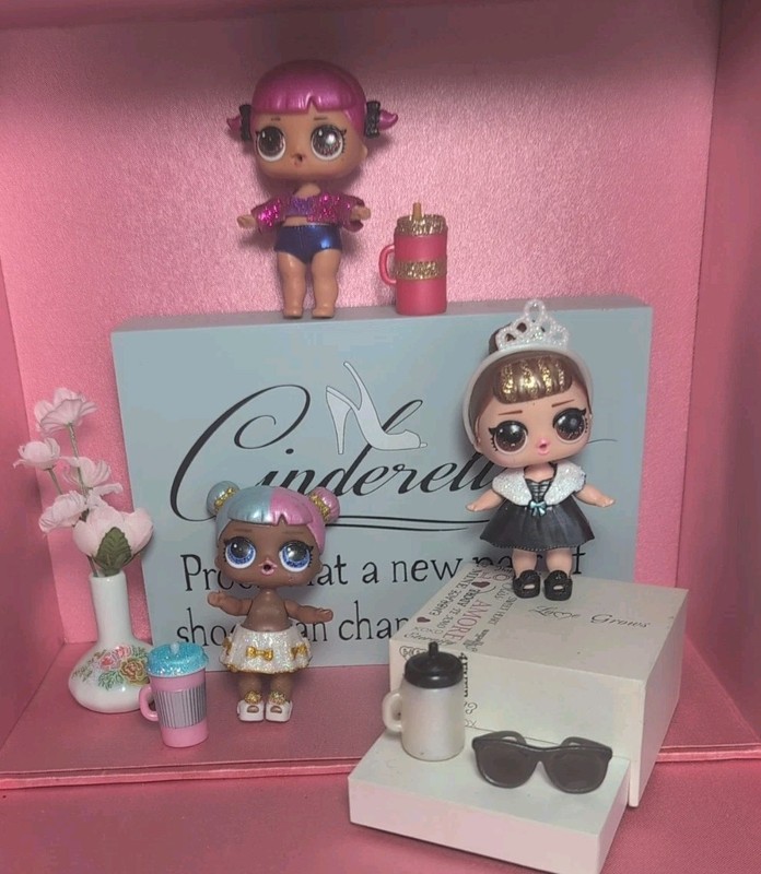 LOL Surprise Lot Glitter Glam! It Baby & Sugar Angel Cherry Fast! 