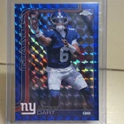 2025 Topps Chrome Jaxson Dart RC Blue Geometric Refractor /150 New York Giants