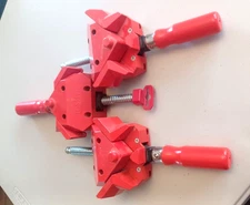 Lot of 3 Bessey WS-3 90° Corner Angle Woodworking Clamps Made in Germany