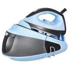 Steam Station 1700W Steam Iron for Clothes with 1.8L Water Tank for Home