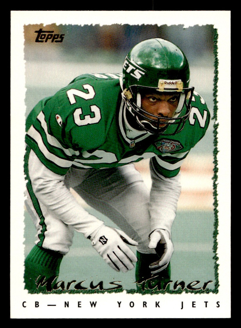 1996 Topps Marcus Turner New York Jets #28 Football Card