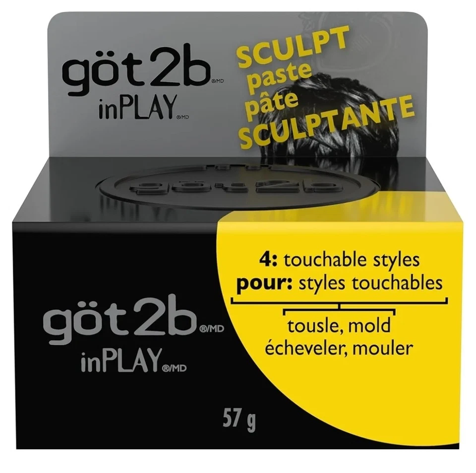 Got2B In Play Sculpt Paste Touchable Styles Tousle Mold Rough Up 2 oz (3 PACK) - Image 4 of 4