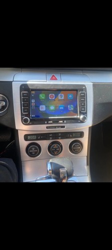 AUTORADIO 2DIN TELECAMERA Posteriore CARPLAY GPS WIFI RDS GOLF5 6 tiguan Touran - Foto 5 di 12