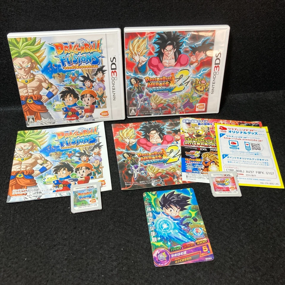 Nintendo 3DS Dragon Ball Fusions & Dragon Ball Heroes 2 Bandai Namco from Japan - Image 3 of 4