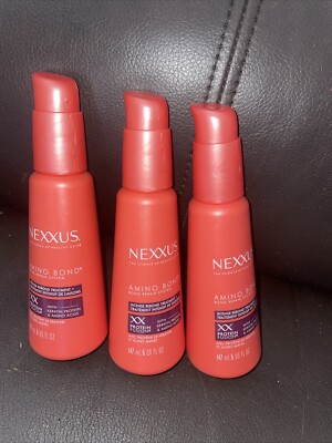 (3) Nexxus Amino Bond Intense Rebond Treatment 5oz EA, XX Protein Fusion