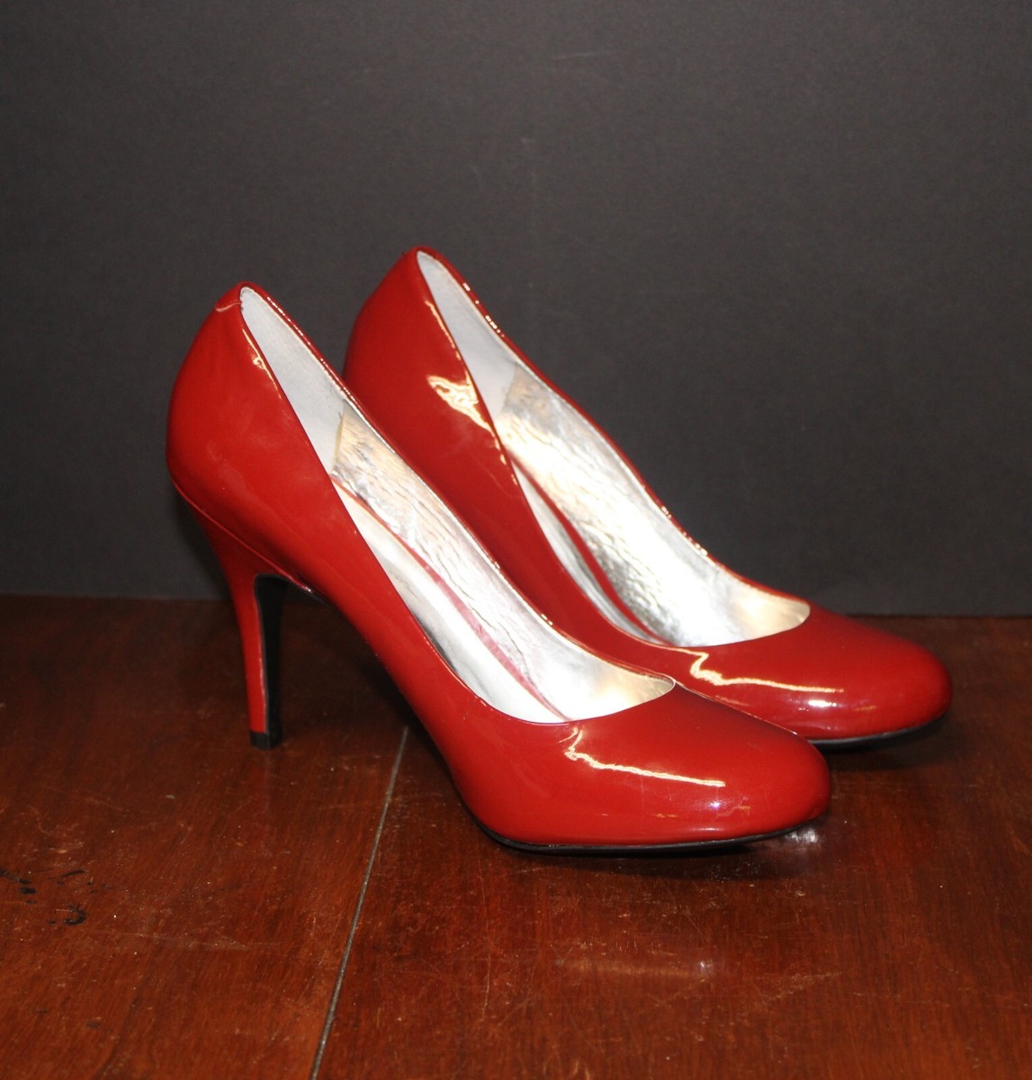 Jessica Simpson Women's Cassani Patent Leather Pumps in Red Muse Size 9b - Main Image