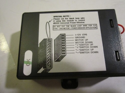 AUTOLOC ONE TOUCH UP AND DOWN P/N AUTWC1000,EXPRESS WINDOW CONTROL UNIT, 12 VOLT - Picture 6 of 7