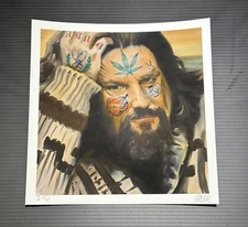 “The Dude” Big Lebowski - Jules Muck - Signed Limited Edition Mini Art Print