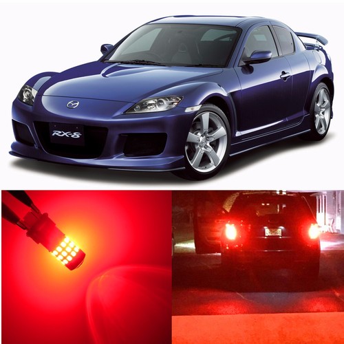 Alla Lighting Blinker Turn Signal Brake Tail Light 7443 Red LED Bulbs for Mazda - Picture 8 of 8