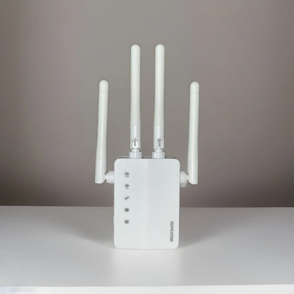 AC1200 WiFi Range Extender Repeater Wireless Amplifier Router Signal Booster - Image 3 of 4
