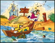 DISNEY - Grenada - 1986 'THE FISHERMAN  HIS WIFE' Miniature Sheet MNH F0925 