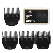 4 Pack Professional Guide Comb Fit for Manscaped the Lawn Mower 4.0 Groin Hair T