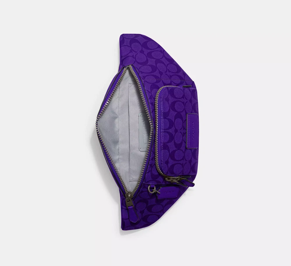 Coach Belt Bag In Signature Canvas Leather Crossbody/Fanny Pack