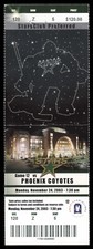Nov. 24 2003 Dallas Stars vs Phoenix Coyotes NHL Hockey Ticket Pierre Turgeon