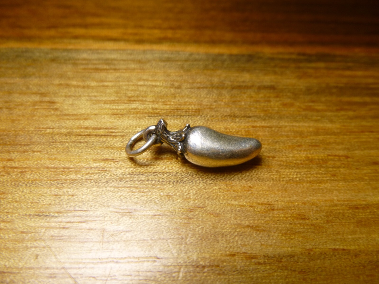 James Avery Sterling Silver 3D JALAPENO PEPPER Charm Gem