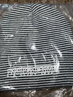 Supreme FW18 Small Stripe Beanie casquette Logo T shirt Boîte Chapeau Tricot Noir