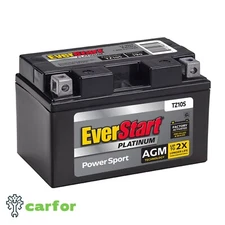 EverStart Premium AGM Power Sport Battery, Group Size TX10S 12 Volt, 190 CCA