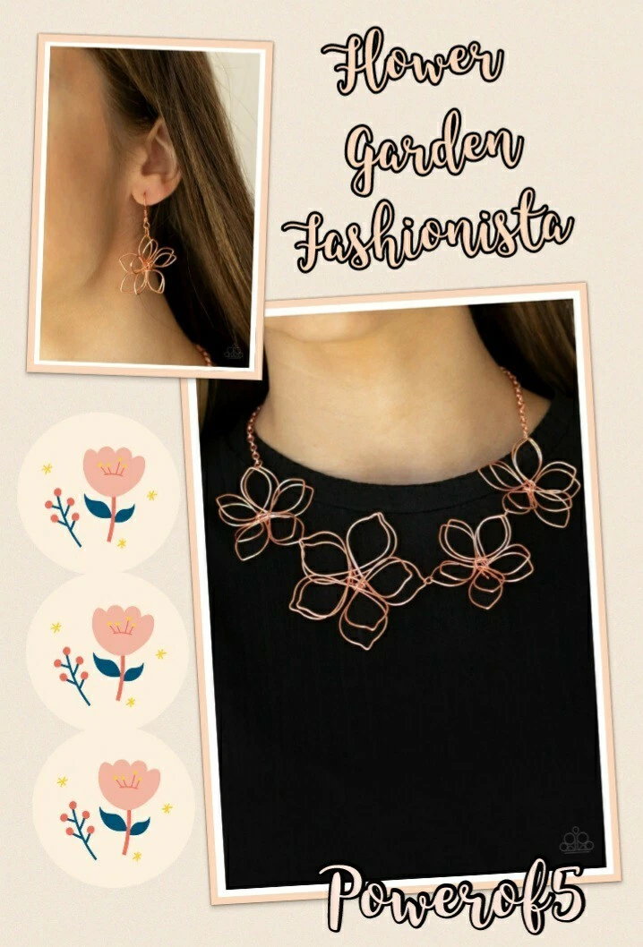 Paparazzi Copper Flower Necklace 2025