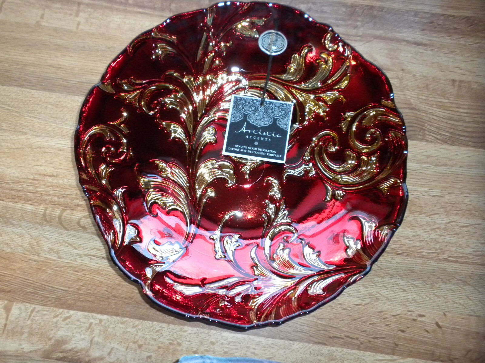 Artistic Accents Made in Turkey Centerpiece Bowl With Genuine Silver Backing eBay