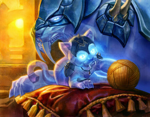 TCG SPECTRAL KITTEN Tiger Cub Pet USA REALMS "Artículos virtuales para juegos en línea"