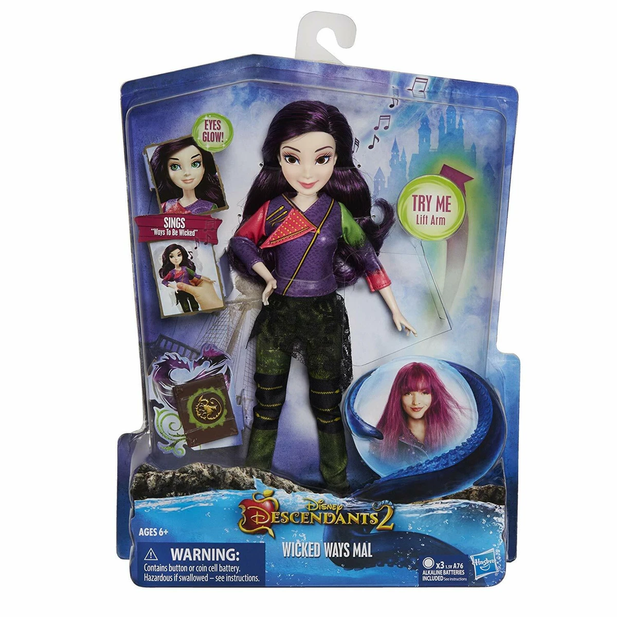 Disney Descendants 2 WICKED WAYS MAL Doll by Hasbro NEW IN PACKAGE Action  Figure