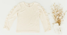 NWT Matilda Jane Cloud Ruffle Tee Ribbed Knit Top Girl's Size 6