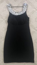 Designer SHERRI HILL Womens Jeweled Low Prom Homecoming Formal Party Dress 6