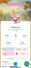Shiny Minccino wearing a fashionable costume glasses P T C Read Descriotion