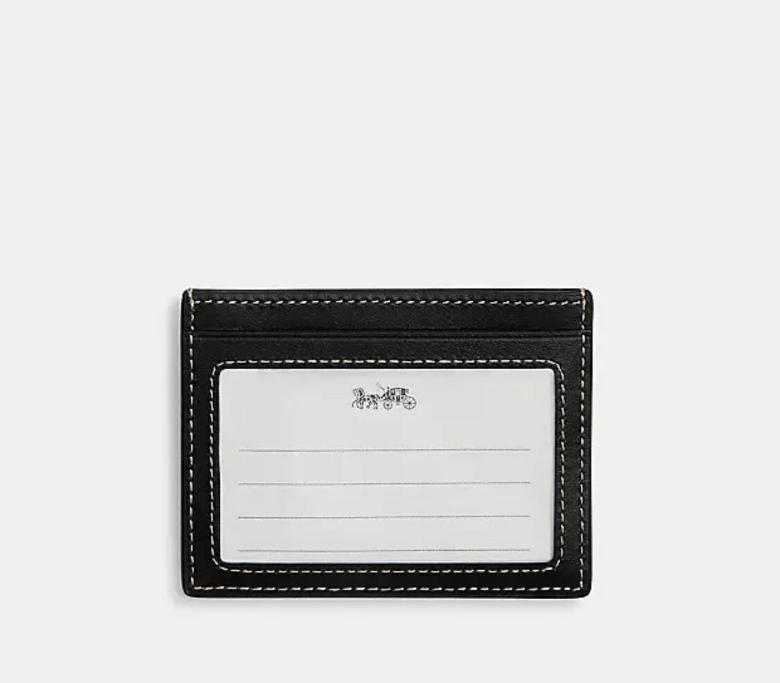 Disney X Coach Slim Id Card Case With Mickey Mouse CM726 for