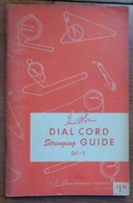 Howard W. Sams Dial Cord Stringing Guide DC2 Illustrated Original 1950 SC 1st Ed