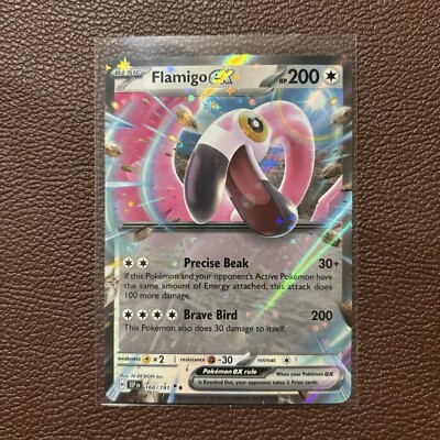 Pokmon TCG Surging Sparks Flamingo ex Double Rare 160/191 NM | eBay