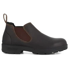 Blundstone 2038 Brown Low-Cut Leather Slip On Boots