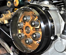 NEU Ducati Kupplungsdeckel "45" mit Distanzen clutch Deckel Kupplung schwarz 