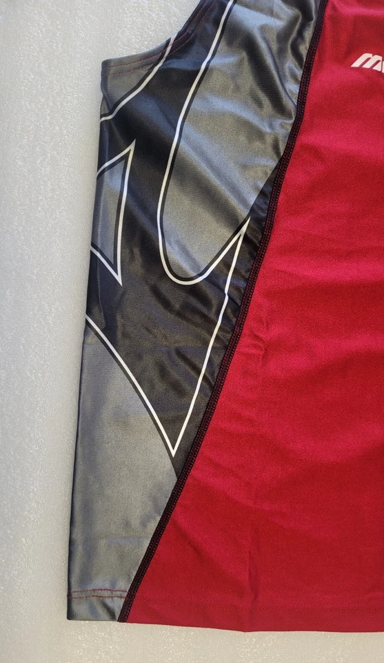 Vintage Mens Mizuno Running Vest Shiny Sports Top (A21) - Image 4 of 4