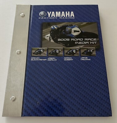 Vintage 2005 Yamaha Factory Racing Media Kit R1 R6 Superbike Gobert Hacking