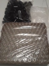 144 Bottles Gross PLAIN 8ml Clear Glass Roll on With Caps  Rollerballs