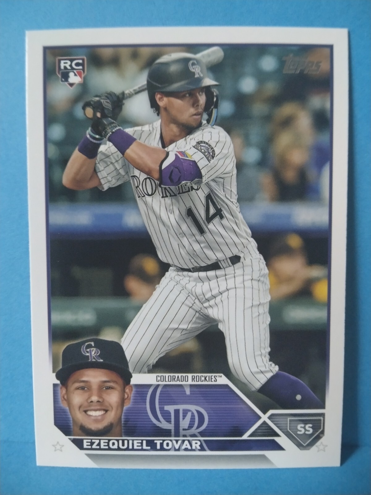 Ezequiel Tovar 2023 Topps Rookie Card #651