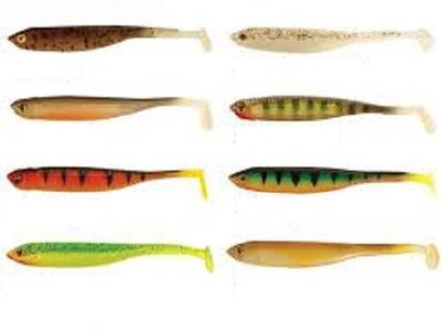 FOX Rage Tiddler Fast 8cm+12cm in 7 fängigen Designs ideal für Barsch und Zander