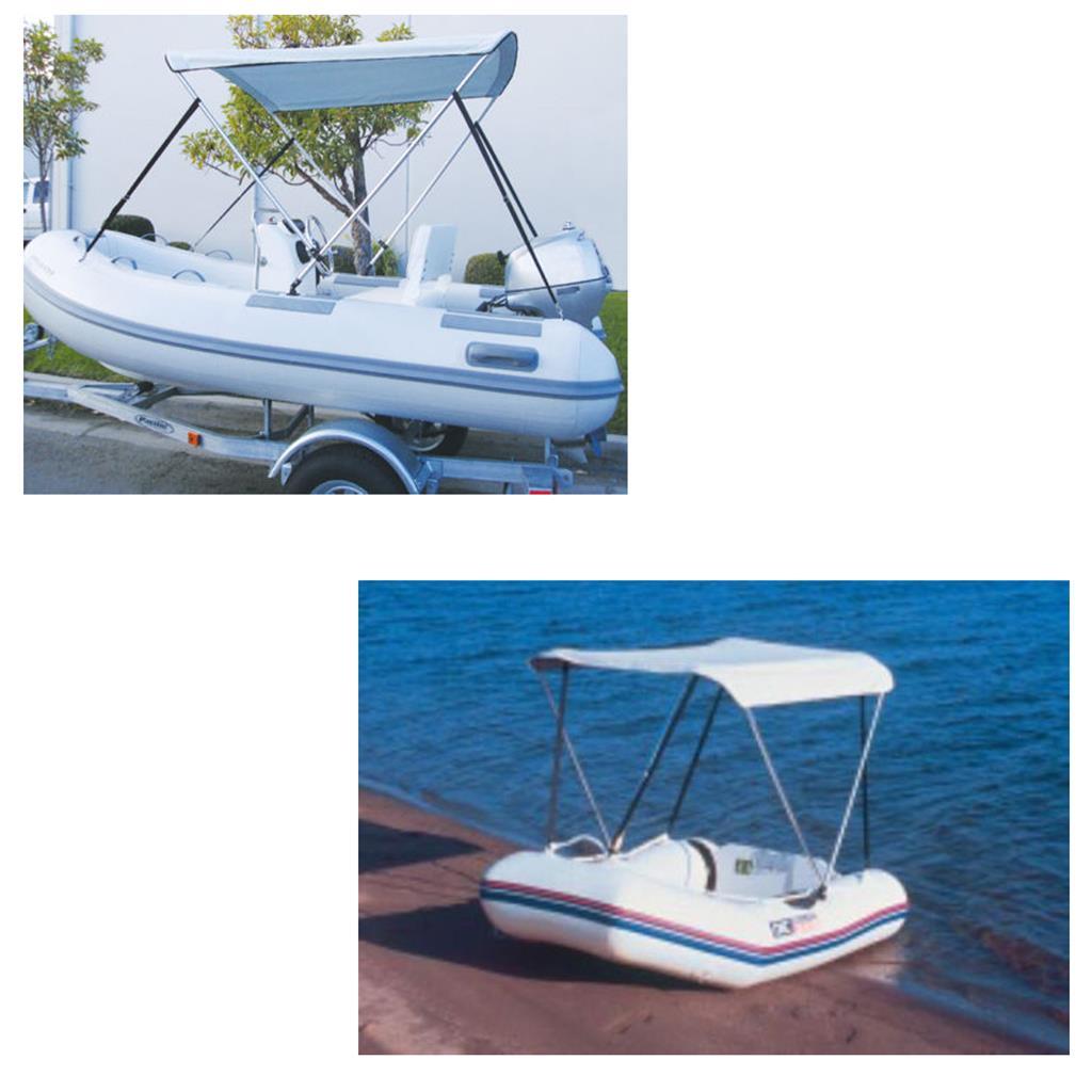 7.6oz BOAT BIMINI TOP 2 BOW ZODIAC YACHTLINE 2 YL 340 R W/O
