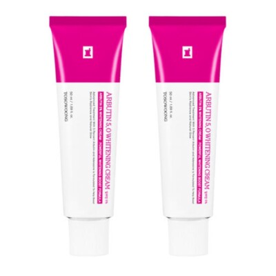 Tosowoong Arbutin 5% Whitening Cream 50ml x2 | Aufhellende & Fleckenpflege
