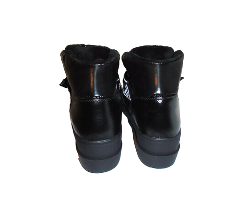 NEW JUICY COUTURE VERONICA BLACK PUFFER PLATFORM WINTER BOOTS SHOES WOMENS 11 - Picture 5 of 13