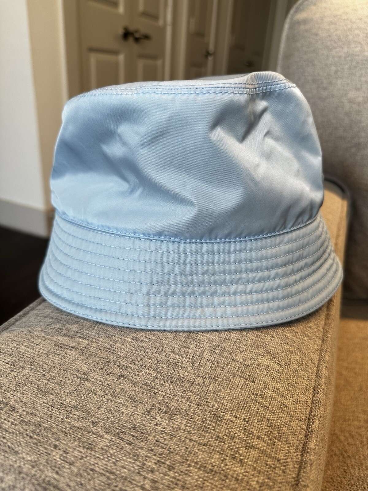 Prada Bucket Hat - Light Blue - LARGE - Gem